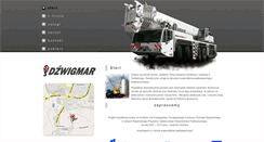 Desktop Screenshot of dzwigmar.com